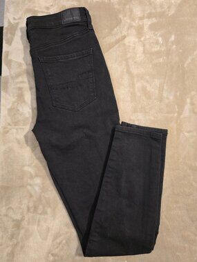 American Eagle Ne(X)t Level Stretch High-Waisted Jeggings - Black Size 8 Regular